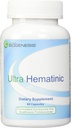 Nutra BioGenesis - Ultra Hematinic - Demir, B Vitaminleri ve Bakır Demir Aborpsiyon, RBC Destek ve Enerji - 60 Capsules