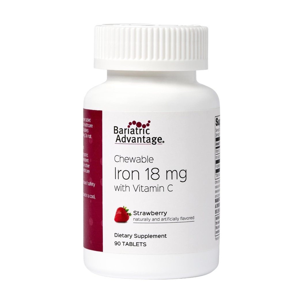 Bariatrik Avantajı Demir 18 mg C Chewable - Strawberry - 90 Tablet
