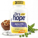 Alpha GPC 500 mg, Alpha GPC Supplement - Supports Memory and Cognitive Function - 180 Veggie Capsules, ABD'de Yapıldı