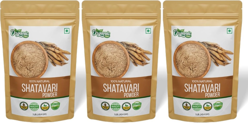 Organik Shatavari Toz - 16 oz (Pack of 3)