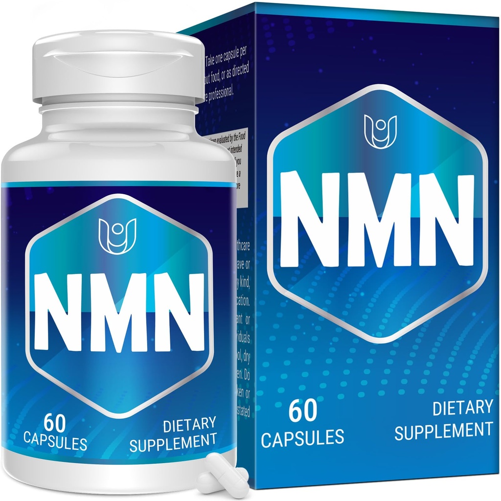 NMNH (Dihidrnicotinamid Mononüotid), NAD Tamamı Yaşımız Olarak NAD+ Seviyelerini Güçlendirmek için (Martinamid Riboside'dan Daha Etkili Olabilir) NMNH Supplement - 60 Capsules (60 Hizmet)