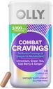 OLLY Combat Cravings, Metabolism & Energy Support Supplement,1000 mcg Chromium, Green Tea, Cut Berry, Ginger - 30 Count Count