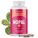 Santo Remedio Nopal, ζάχαρη και χωρίς γλουτένη Συμπλήρωμα διατροφής, Prickly Pear Cactus Συμπλήρωμα διατροφής, 700 mg, 180 κάψουλες, 90 εξυπηρετούν ανά εμπορευματοκιβώτιο