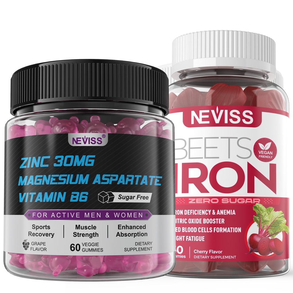 Çinko ve Supplement ile Demir Gummies