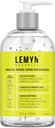 Medical-Grade Hand Sanitizer Gel – % 97 Organik | % 70 USP Ethyl Alkol | Moisturizing Aloe + Hyaluronic Acid | Freshly Made in USA | 12oz Pump ile Şişe