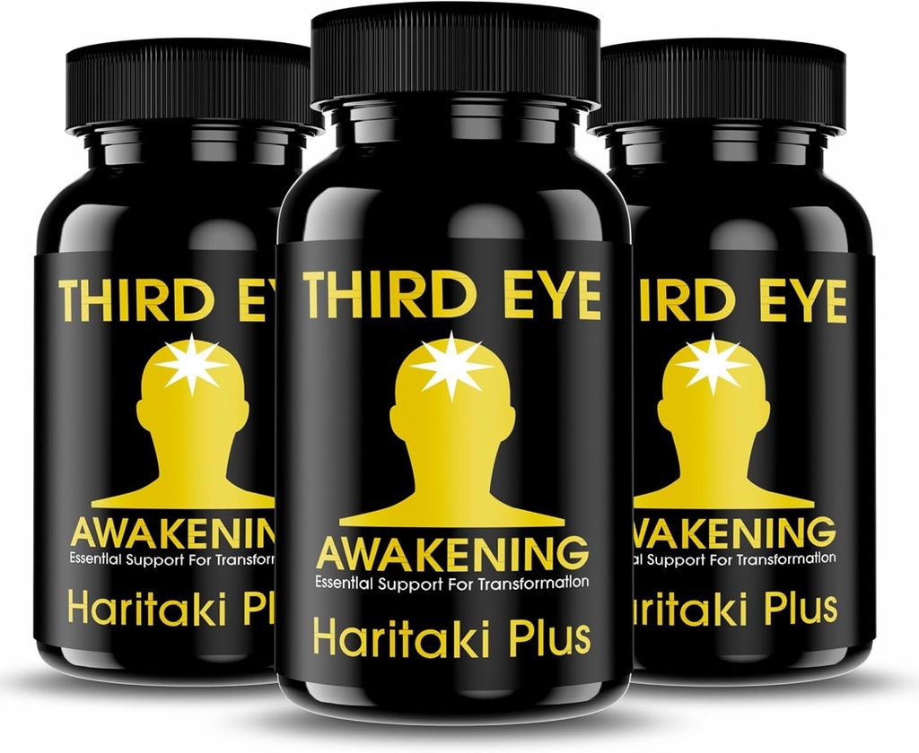 Üçüncü Göz Uyanışı - Organik Haritaki Capsules- Kailash Herbals-100 Capsules- 650 mg Every-Terminalia chebula- Vegan