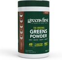 Πράσινοι Πρωτότυποι Πράσινοι σκόνη - 49 Superfoods - Βιολογικά Φρούτα & Veggies - Πρεβιοτικά, Προβιοτικά & Digestive Ένζυμα - Αντιοξειδωτικό Smoothie - Γαλακτοκομικά Χωρίς, Vegan, Μη-GMO (Σοκολάτο, 30 Σερβιτόρες)