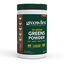 Greens First Original Greens Toz - 49 Superfoods - Organik Meyveler & Veggies - Prebiyotikler, Probiyotikler & Digestive Enzymes - Antioksidan - Süt Free, Vegan, Non-GMO (Chocolate, 30 hizmet)