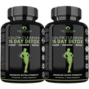 The ENCLARE NUTRITION 15 Day Detox Cleanse for Kilo Kaybı. Gelişmiş Gut Women & Men. Colon Cleanse Laxatives for Constipation & Bloating Relief. Gut Cleanse Probiyotik Diyet Pills 60ct (2)