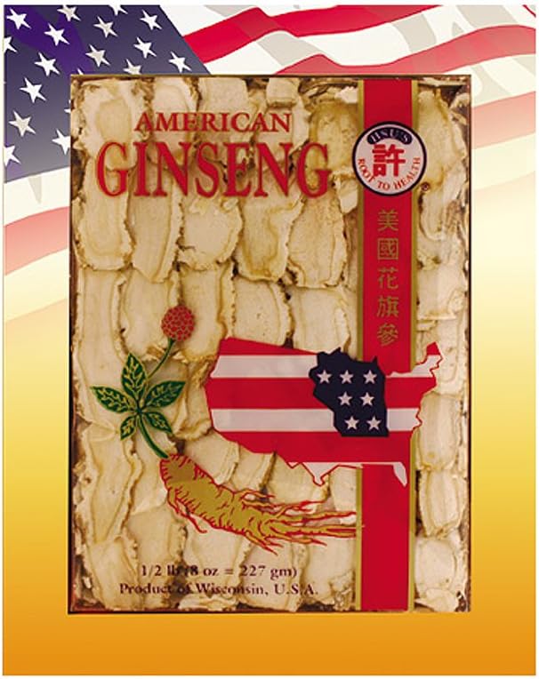 Hsu'nun Ginsengi 126-8 | Karma Orta-Large Slices | Maraton County, Wisconsin USA | , | 8oz Box, ,, B003TMQ29Y