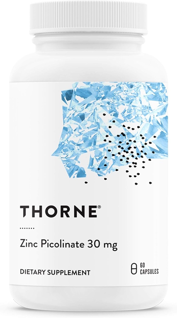 THORNE - çinko Picolinate 30 mg - Büyüme ve Immune Function için iyi-Absorbed Çinko Supplement* - 60 Capsules