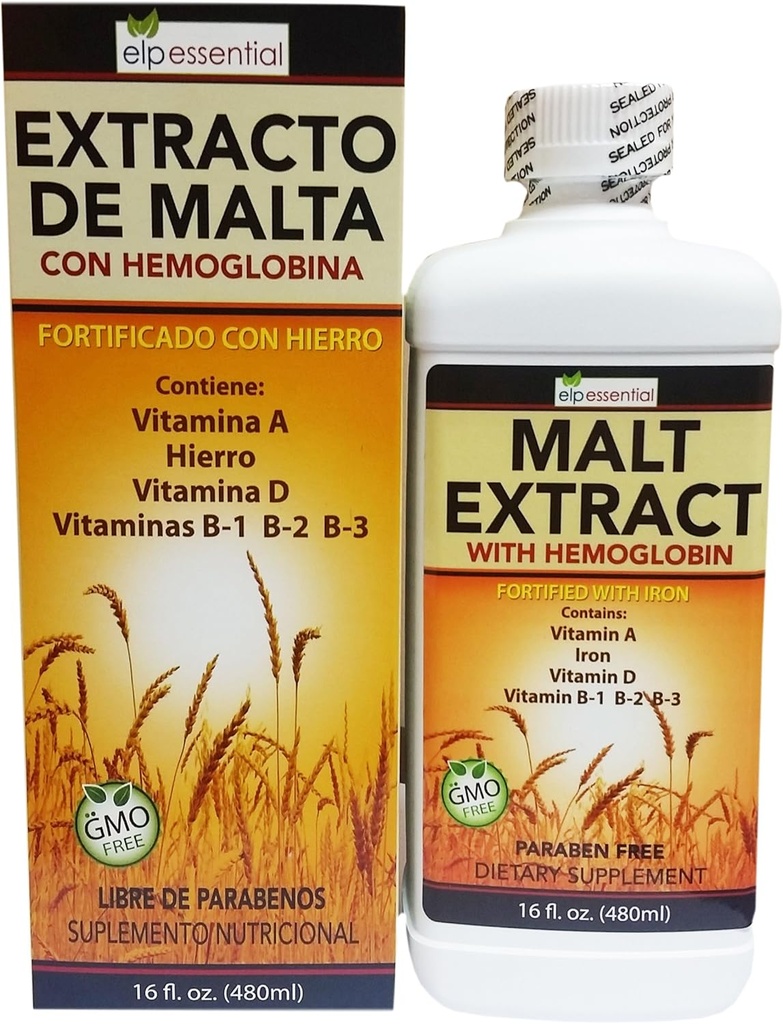 Addo Malta Con Hemoglobina Fortificado con Hierro 16oz (450 ml)
