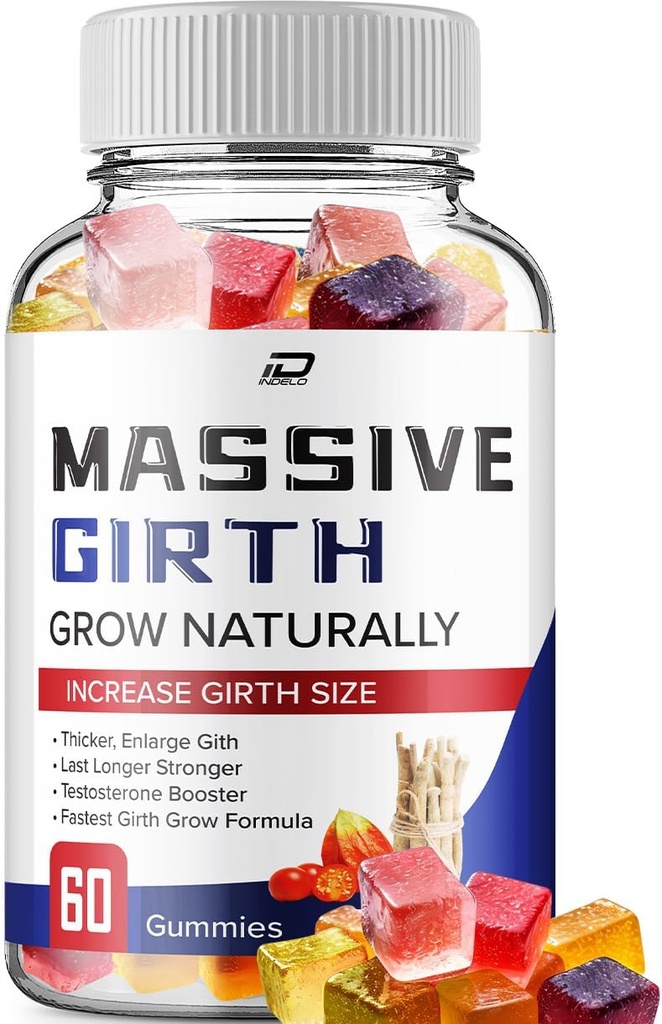 Erkekler için Massive Girth Gummy - MassiveGirth Hemp Gummies Gelişmiş Formula Yorumlar (1 Pack - 60 Gummies)