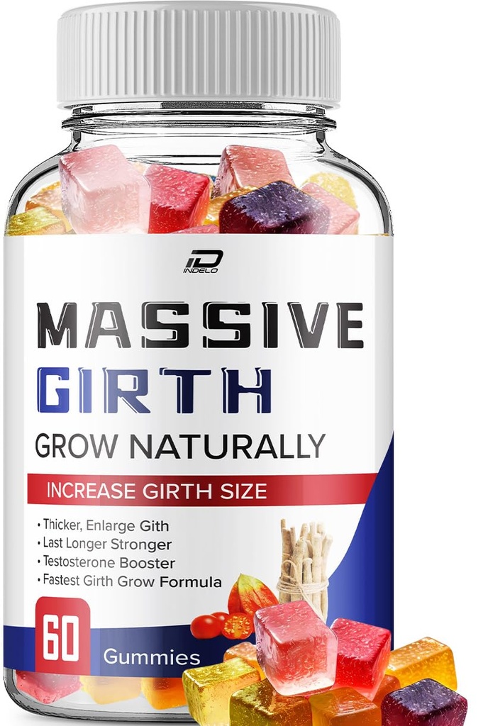 Massive Girth Gummy για τους άνδρες - MassiveGirth Hemp Gummies Advanced Formula Reviews (1 Pack - 60 Gummies)
