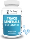 Dr. Berg Trace Minerals Geliştirilmiş Kompleksi - 70+ Minerals 10 mg of çinko - Diyet Supplement - 60 Capsules