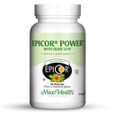 Epicor Power by Maxi Health: EpiCor with Olive Leaf Extract - Επεξεργασμένη Ζυθοποιία - 60 Χορτοφαγικές Κάψουλες - Kosher