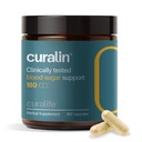 Curalin Blood Sugar Kompleksi | 9 Natural Herbs, Cinnamon, Turmeric, Gymnema Sylvestre, Bitter Melon | Support Balanced Sugar, Metabolism & Energy, Curb Craving | 180 Capsules