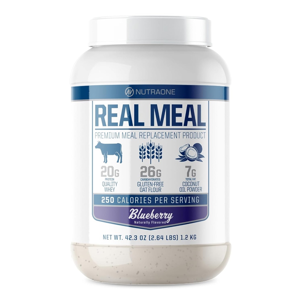 Real Meal by NutraOne - Τέλειο γεύμα σε σκόνη αντικατάστασης για Everyday Goals 