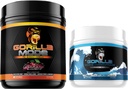 Gorilla Mode Pre Workout (Cherry) + HydroPrime Glycerol Pre Workout - Comprehensive Stack for Hyper-Hydration, Pump, Power, Endurance, and Thermoregulation