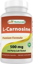 En İyi Doğallar L-Carnosine 500 mg 100 Vcaps (100 Kont (1.5 km)