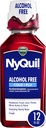 Vicks NyQuil, Alkol Free, Cough, Cold & Flu Relief, Sore Throat, Fire & Congestion Relief, Berry, 12 Fl Oz