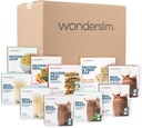 Wonderslim 2 Hafta Kilo Kaybı Meal Kit - 70 Kilo kaybı için Diyet Gıdalarını Yemek Hazır, Erkekler ve Kadınlar için Prepackaged Meals & Snacks, Build-In Structure for Long-Term Success Success Success Success