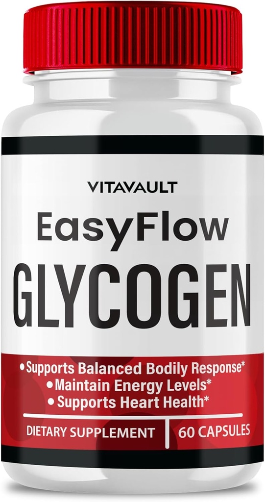 Εύκολη ροή Glycogen Υποστήριξη Κάψουλες - Επίσημη Formula Glycogen Υποστήριξη EasyFlow Χάπια, Easy Flow - Μέγιστη δύναμη, Glyco Optimizer Χάπια, Γενική Υγεία, Easy Flow Κάψουλες Κριτικές (60 κάψουλες)