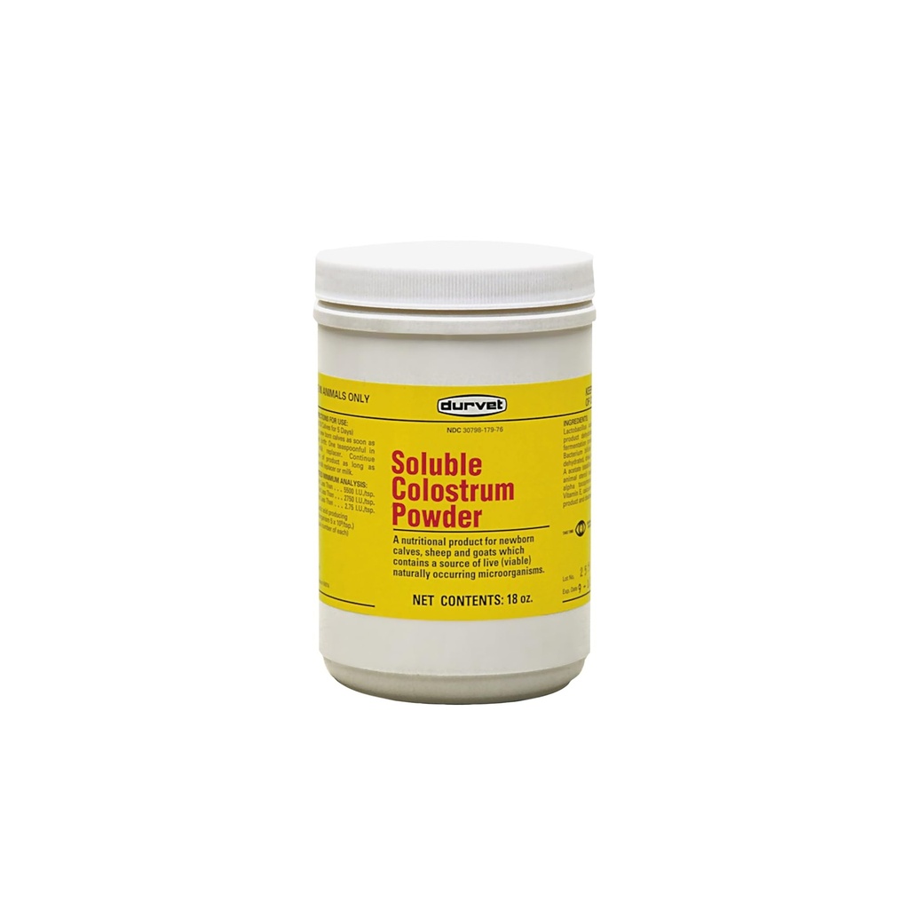 Durvet Colostrum Toz, 18 Ounce Konteyner