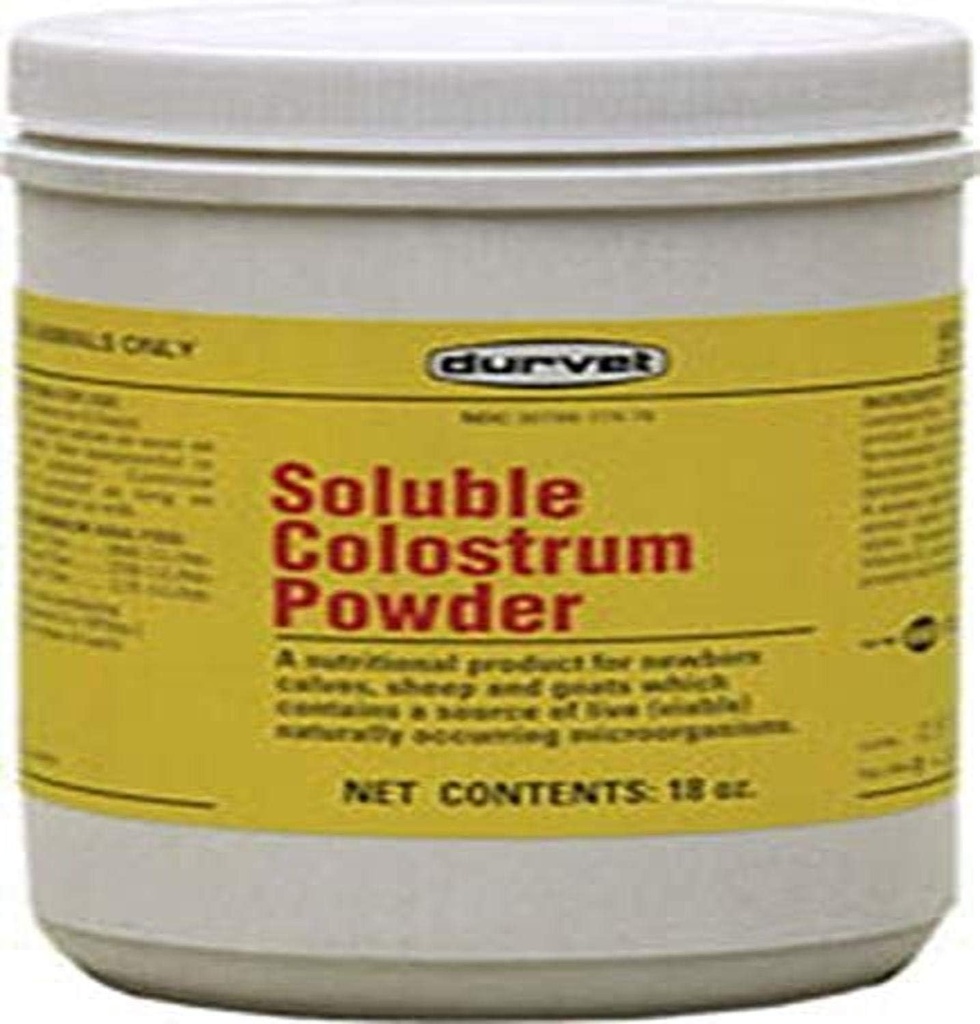 Durvet Colostrum Toz, 18 Ounce Konteyner