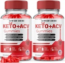 (2 Pack) Keto-Cut Chews ACV Gummies - Hızlı Kilo kaybı için Keto-Cut Chews Premium Keto ACV Gummy, ketçapları En Güçlü Tamam, KetoCut Chews Yorumlar (120 Gummies)