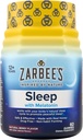 Zarbee's Melatonin Gummies 3mg Sleep Supplement to Trustful Sleep, Natural Karma Meyve Flavor, Yetişkinler Gummy Yaş 12 Up, 60 Count
