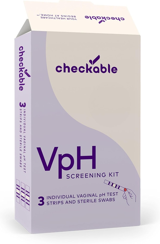 Gözlenebilir Vaginal pH Test Strips, Home Yeast Enfeksiyon Test Kit for Women, Easy to use, Fast and True Results for Vaginal Health - 3 Count