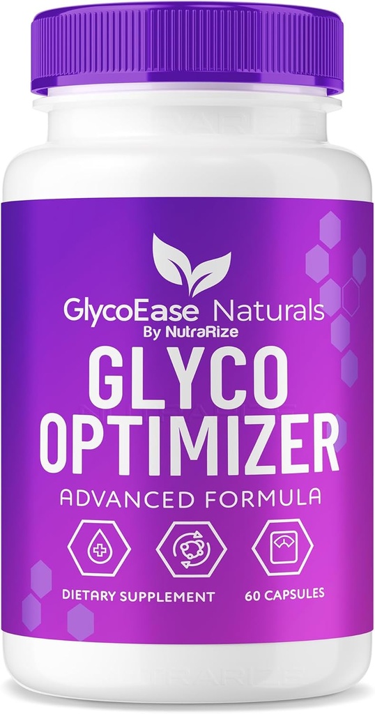 GlycoEase Glyco Optimizer - GlycoEase Pills, All- Natural Diyetary Supplement, Advanced Formula Glycogen Support, Glycoeas Naturals, Glyco Ease Yorumları (60 Capsules)