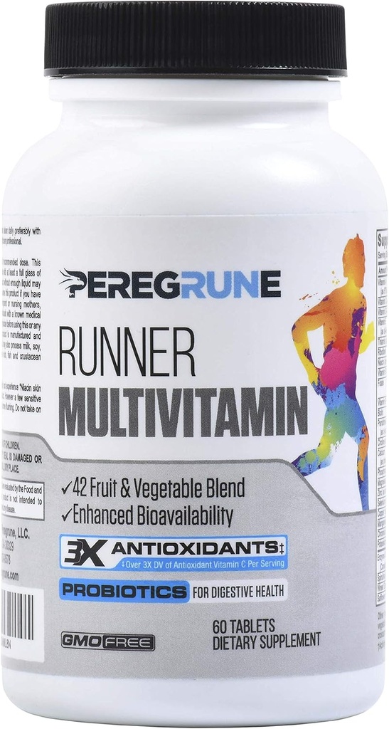 Multivitamin – Mühendis Vitamini Sağlık / Running Recovery için Antioksitlerle - Endurance için B Kompleks, Enerji – Probiyotikler, Tüm Gıdalar – Onaylı Koşu Supplements