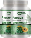 Papaya Leaf Extract Capsules (Tablets) - 300 Χάπια, 150 Σερβιέτες, 1000 mg, Υποστηρίζει Ατονία και Θήκη* (Συσκευασία του 2)