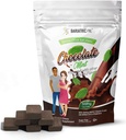 BariatrikPal Sugar-Freeuba Citrate Soft Chews | 500 mg with Vitamin D & Probiyotiks | Chocolate Mint | 90 (1 Ay Supply)