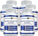 Research Verified Bone Health Support - Rebuild Bone Mass - Triple Calcium Complex, Vitamin D3, Vitamin K2, Soy Isoflavones, BioPerine - 360 Tablets - 6 Month Supply