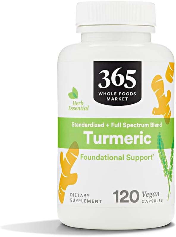 365 από Whole Foods Market, Turmeric, 120 Count