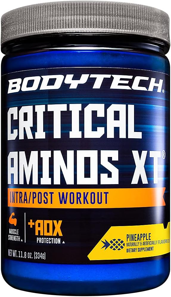 BODYTECH Critical Aminos XT Intra/Post προπόνηση ανανά - υποστηρίζει την αποκατάσταση μυών (11.8 ουγγιά σκόνη)