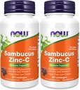 Şimdi Tamamlar, Sambucus çinko-C, Elderberry Temp ve Vitamin C, 60 Lozenges (Pack of 2)