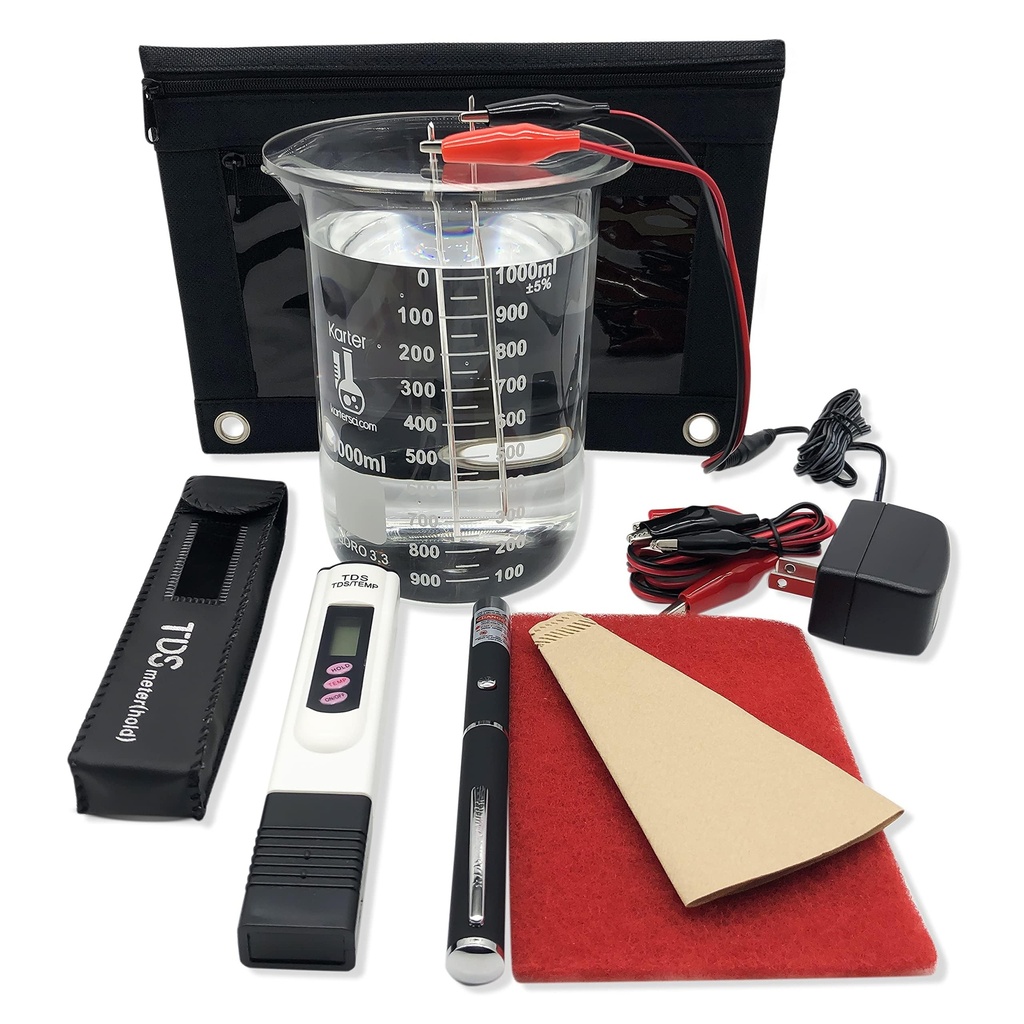 Orijinal Chris Colloidal Silver Jeneratör Kit with 99.99% Pure Wire. Just add Distilled Water and a jar!