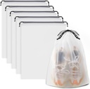 Seyahat Ambalaj, Depolama, Travel Essentials for Men and Women, 15.7 x 11.8 inç, Clear, 5 parça parça