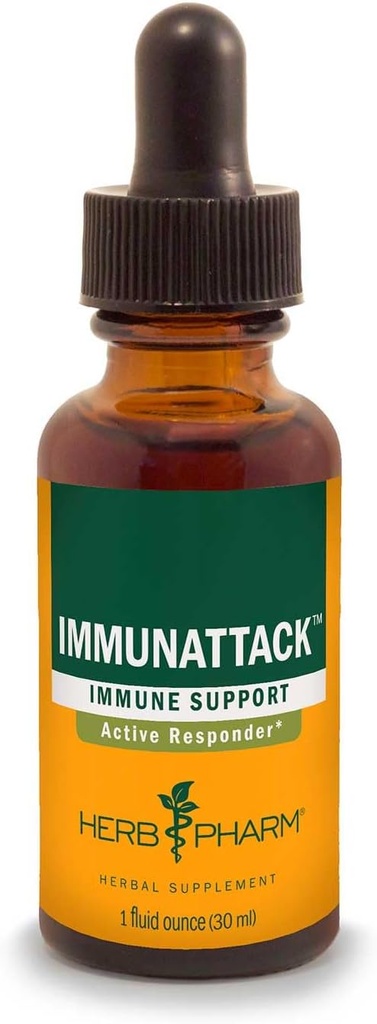 Herb Pharm Immune System Support için Sıvı Herbal Formula'e saldırır - 1 Ounce (FIMAT01)