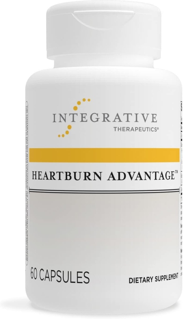 Allive Treatments Heartburn Avantajı - Occasional Heartburn, Bloating & Nausea * - Digestive & GI Health Support Supplement- Gluten-Free & Dairy-Free - 60 Capsules (60 Hizmet)