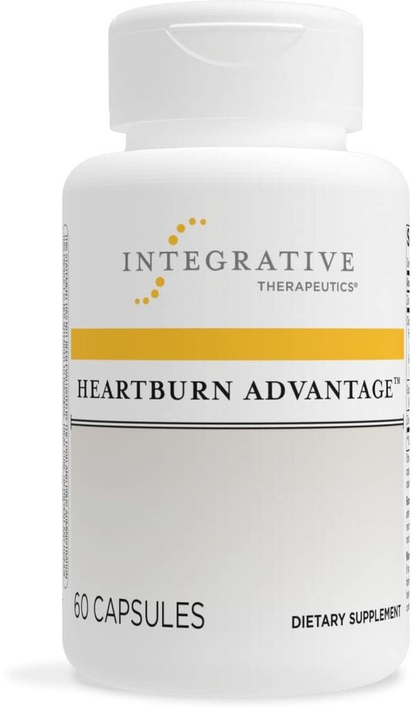 Allive Treatments Heartburn Avantajı - Occasional Heartburn, Bloating & Nausea * - Digestive & GI Health Support Supplement- Gluten-Free & Dairy-Free - 60 Capsules (60 Hizmet)