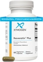 XYMOGEN Resveratin Plus - Πατενταρισμένο Pterostilbene + Trans-Resveratrol με Quercetin Αντιοξειδωτικά συμπλήρωμα για την προώθηση της καρδιαγγειακής + κυτταρικής υγείας, υγιή γήρανση, ανοσοποιητική υποστήριξη (60 κάψουλες)