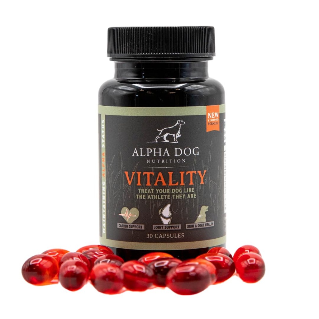 Köpekler için Krill Oil - Alfa Köpek Beslenmesi ile Yaşam - Köpek Tüm Enerjilerini Azaltır, Itchiness, & Shedding – Sağlıklı Ciltleri Ve Önerir