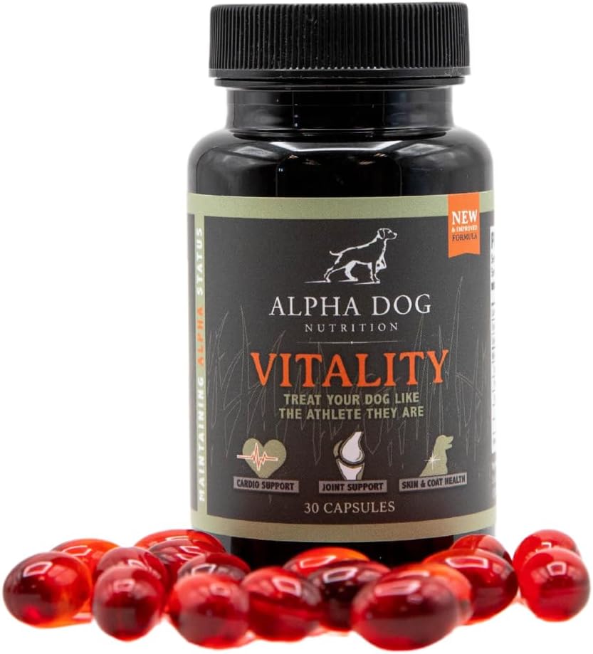 Köpekler için Krill Oil - Alfa Köpek Beslenmesi ile Yaşam - Köpek Tüm Enerjilerini Azaltır, Itchiness, & Shedding – Sağlıklı Ciltleri Ve Önerir
