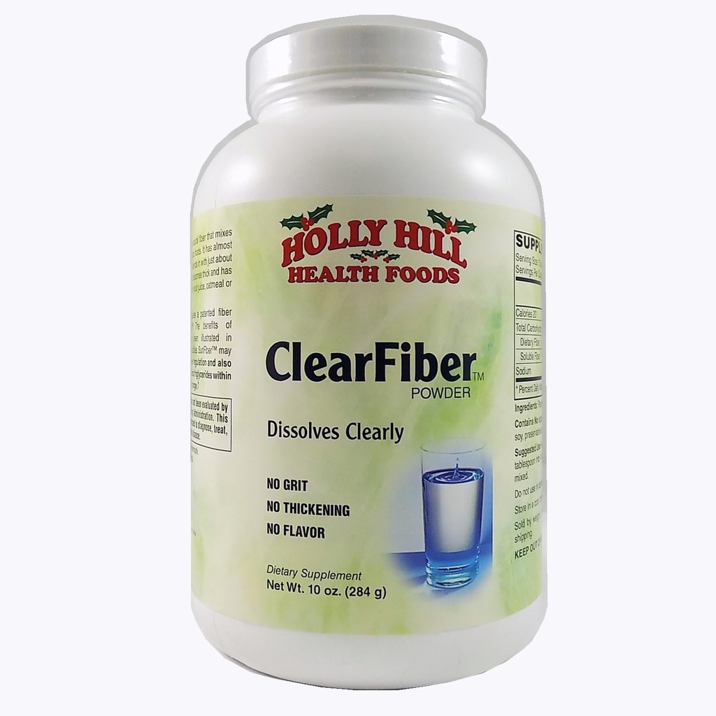 Holly Hill Health Foods, Clear Fiber Toz, 10 Ounce