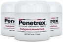 Penetrex Joint & Muscle Therapy - Soothing Comfort for Back,Boy, Hands, Feet - Premium Whole Body Rub with Arnica, Vitamin B6 MSM & Boswellia - 4oz Cream (3 Paket)